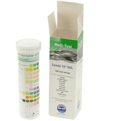 Medi-Test Combi 10 SGL Urinalysis Strips x100