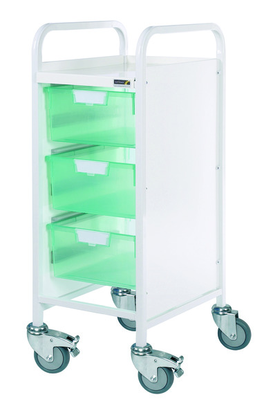 Sunflower Vista 30 Clinical Trolley - 3 Double Trays