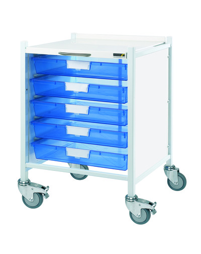 Sunflower Vista 40 Clinical Trolley - 5 Single Trays