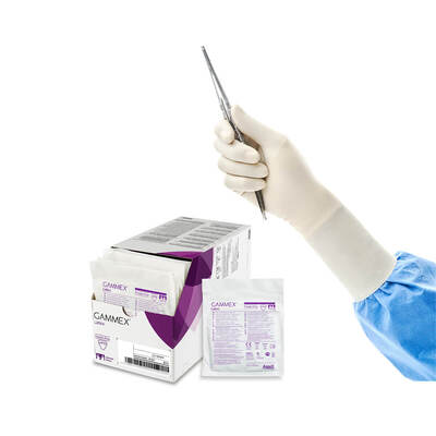 GammexÂ® Powder- Free Latex Surgeons Gloves  White 9.5 x50