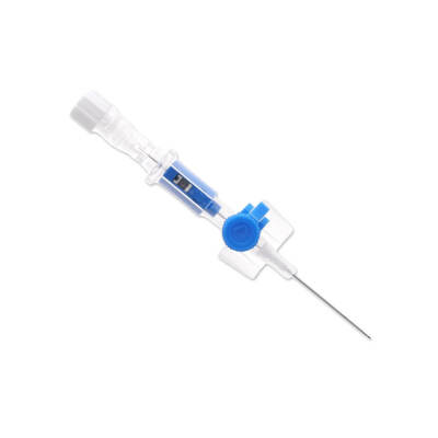 Biovalve Safety Cannula Green w/ Inj Port 18G