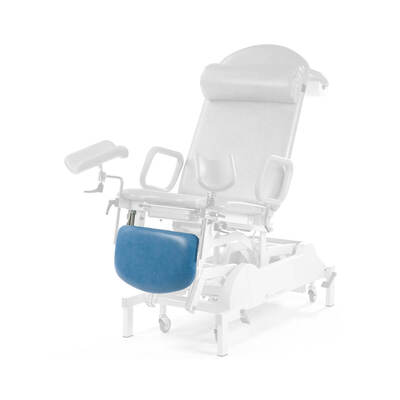Gynaecology Couch Fold-Down Extension - Sky Blue Sky Blue