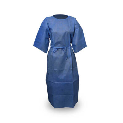 Nuguard Patient Modesty Gowns Navy x100