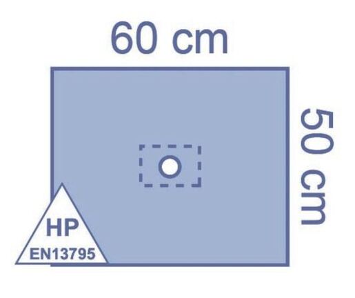 SURGICAL DRAPES WITH APERTURE - 50X60CM X20